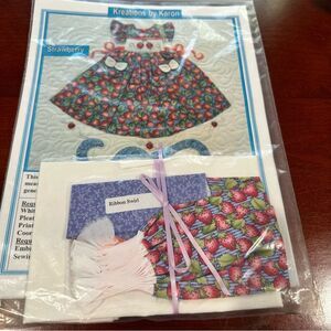 KREATIONS by KARON - Paper Dolls Quilt Pattern – Strawberry Dress NWT